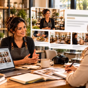 Canadian small-business founder sharing their journey for a professionally written Find It All Business Story