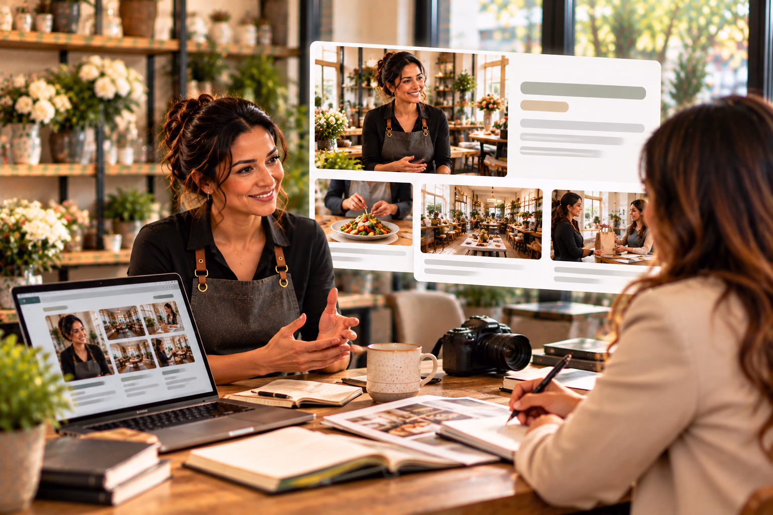 Canadian small-business founder sharing their journey for a professionally written Find It All Business Story